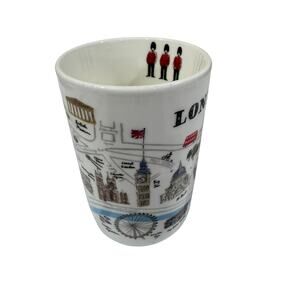 Alice Tait London Map Landmarks Porcelain Mug